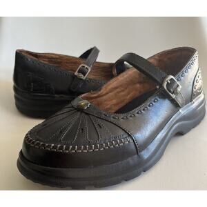 Dr. Comfort Shoes Women’s 8XW Extra Wide Mary Jane Black Leather NEW
